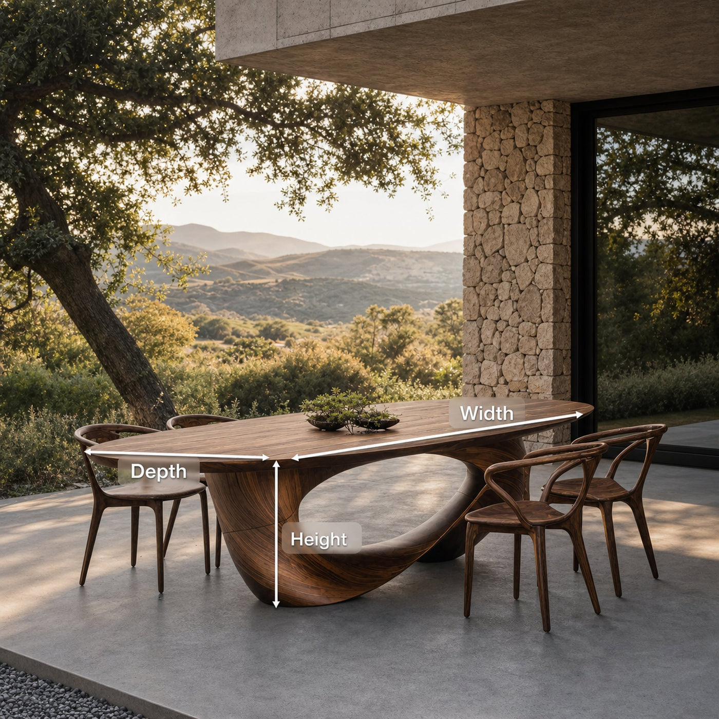 Handcrafted Dining Table For Unique Kitchen Decor - product view 8