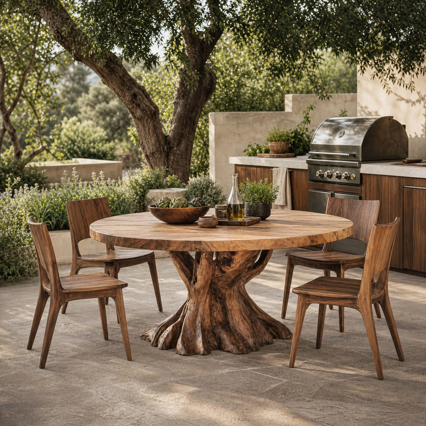 Handcrafted Kitchen Table For Artisanal Decor - product view 2