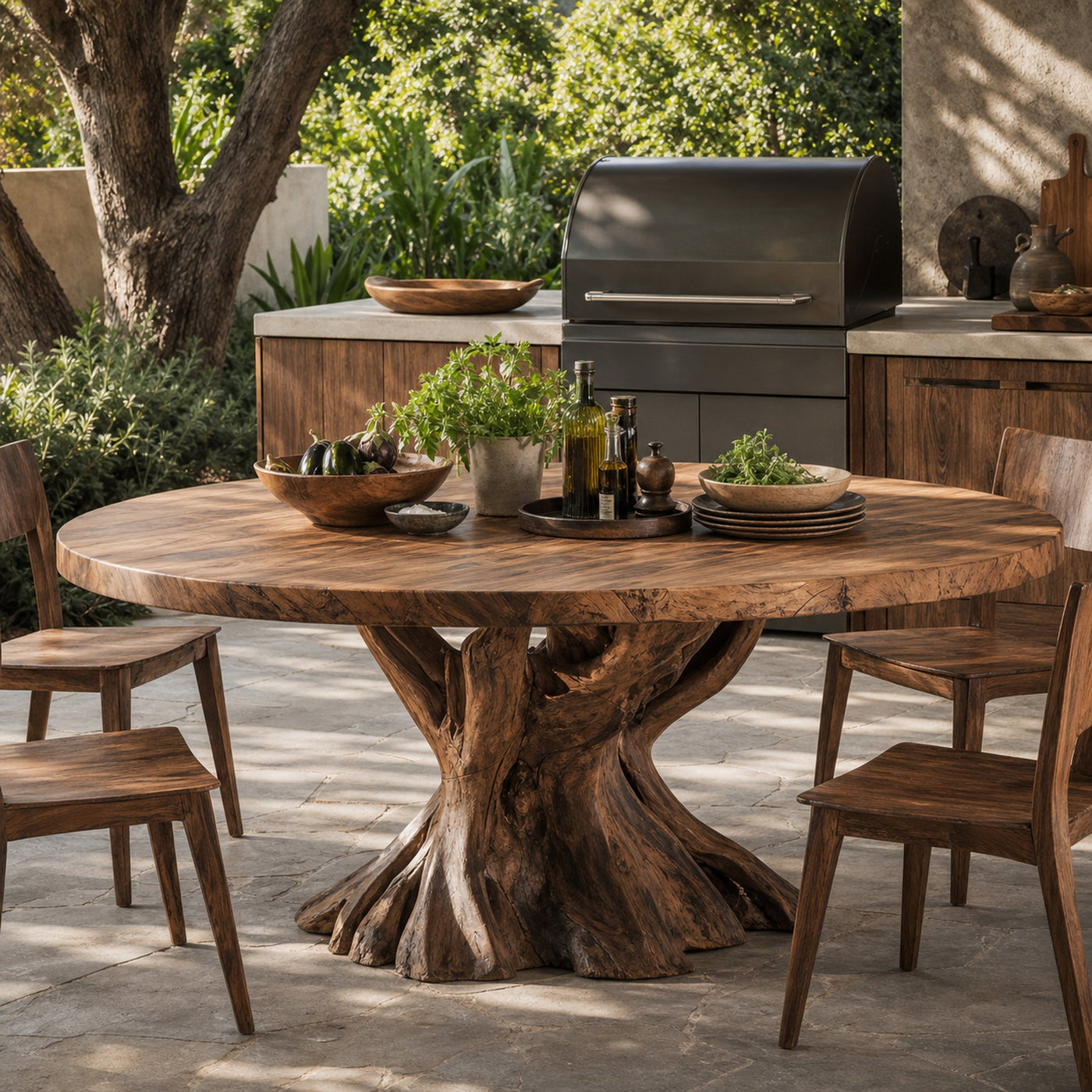 Handcrafted Kitchen Table For Artisanal Decor - product view 4