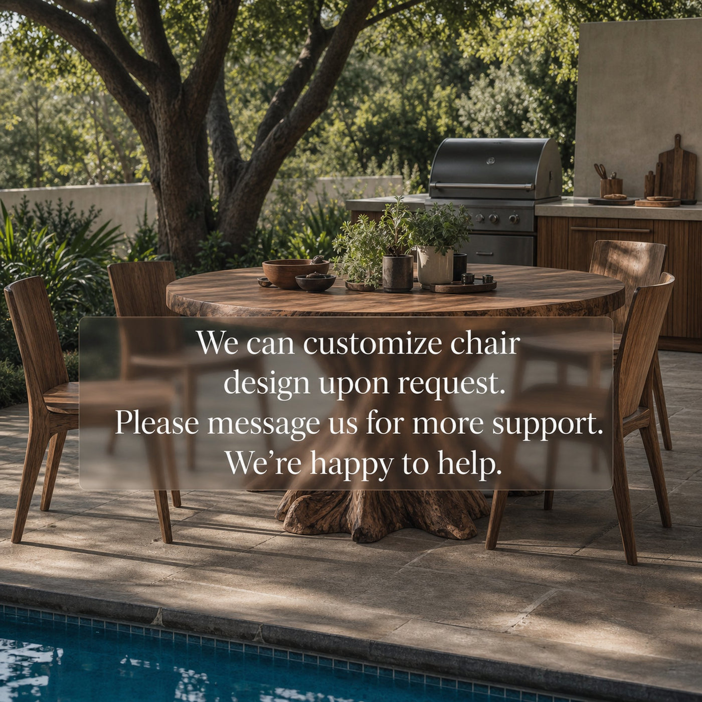 Handcrafted Kitchen Table For Artisanal Decor - product view 6