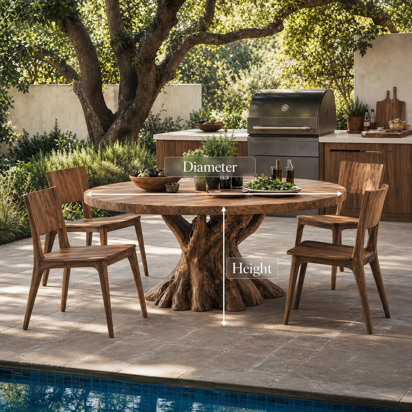 Handcrafted Kitchen Table For Artisanal Decor - product view 7