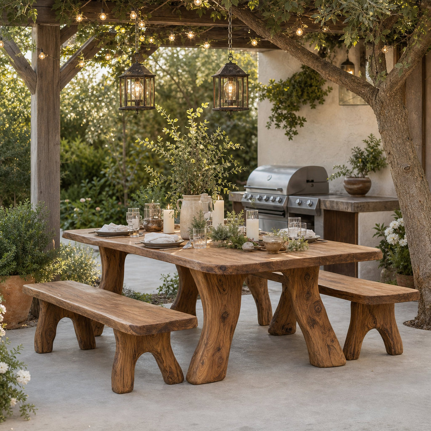 Handcrafted Kitchen Table For Stylish Living Space