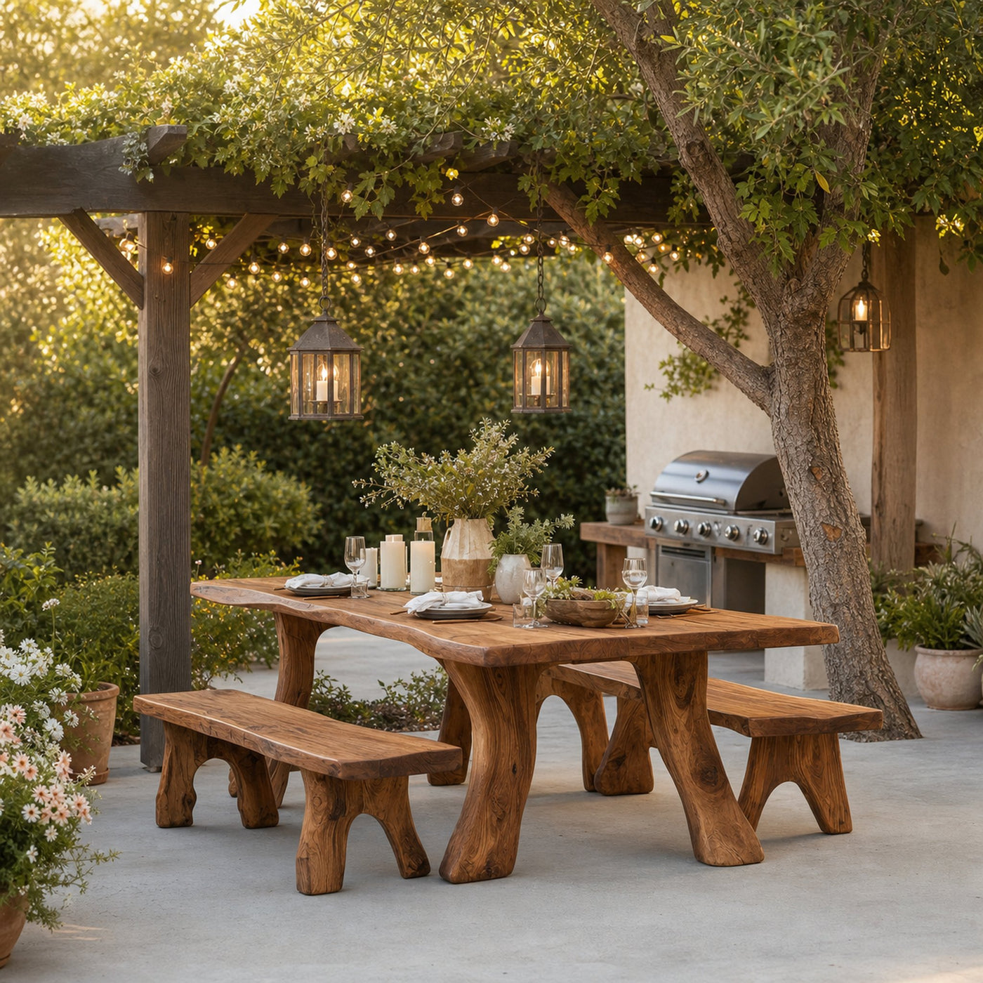 Handcrafted Kitchen Table For Stylish Living Space - product view 2