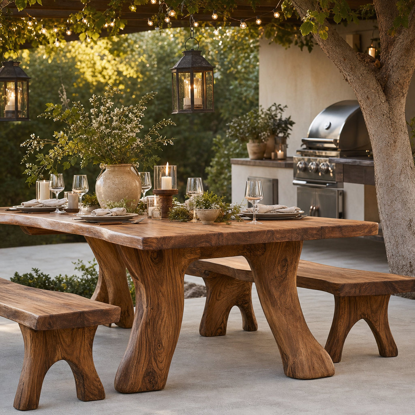 Handcrafted Kitchen Table For Stylish Living Space - product view 4