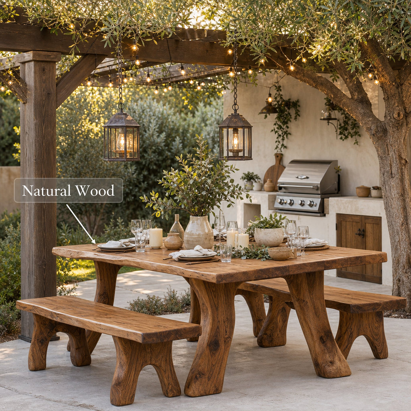 Handcrafted Kitchen Table For Stylish Living Space - product view 5