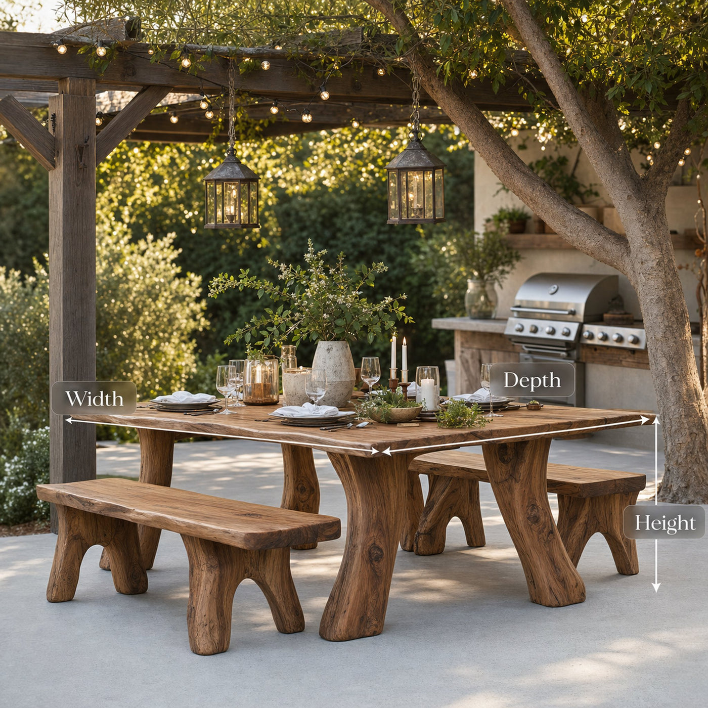 Handcrafted Kitchen Table For Stylish Living Space - product view 7
