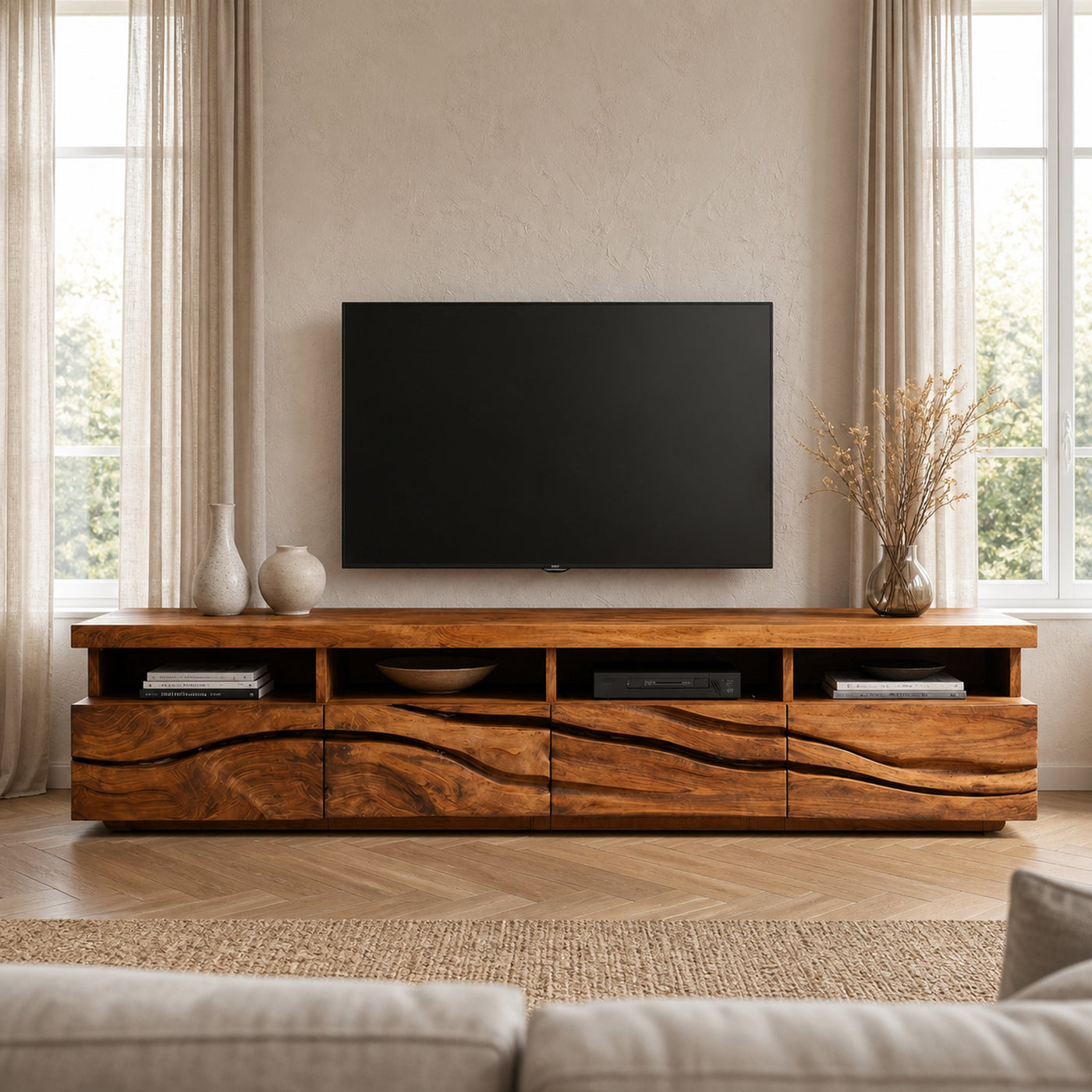 Furnishing the living room