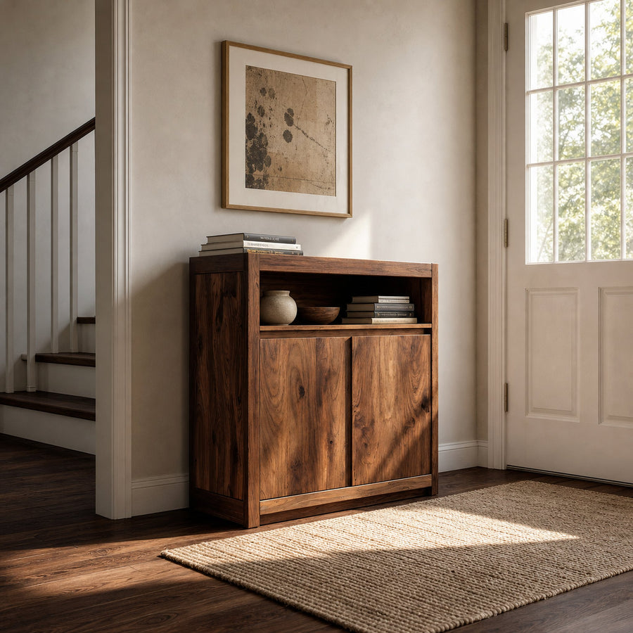 Handcrafted Storage Cabinet For Entryway
