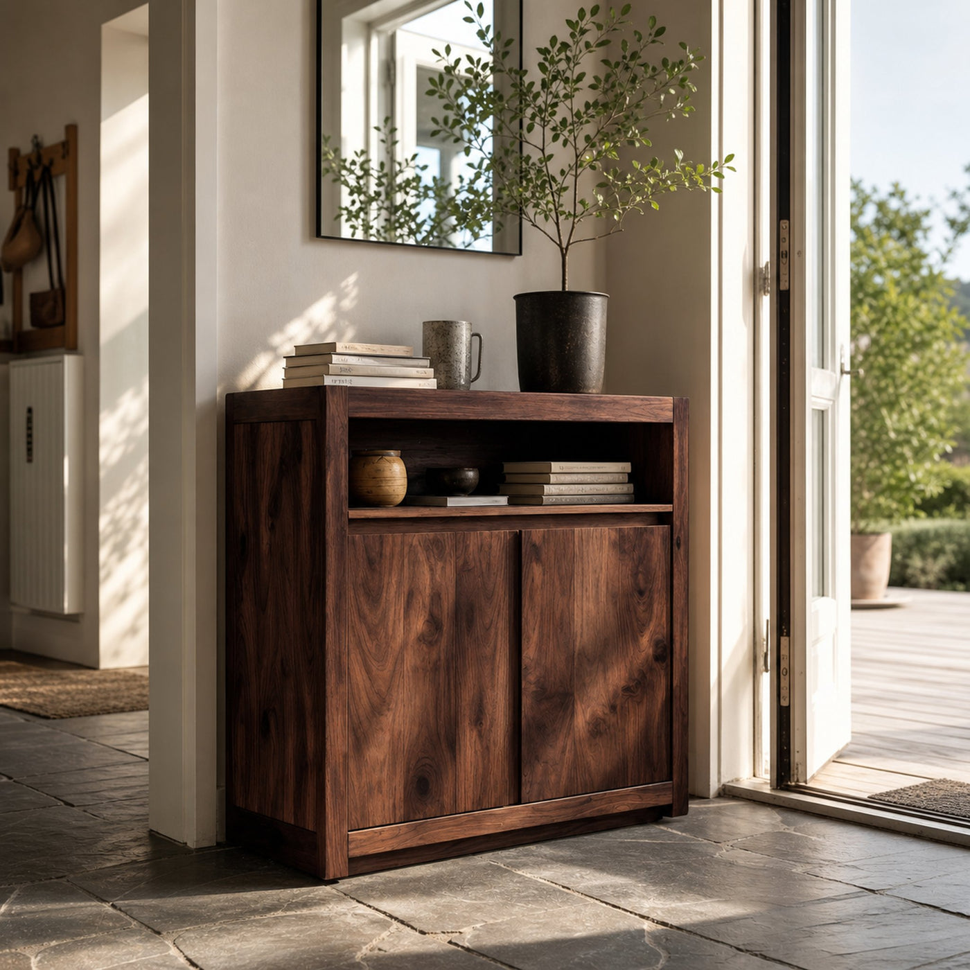 Handcrafted Storage Cabinet For Entryway - product view 6