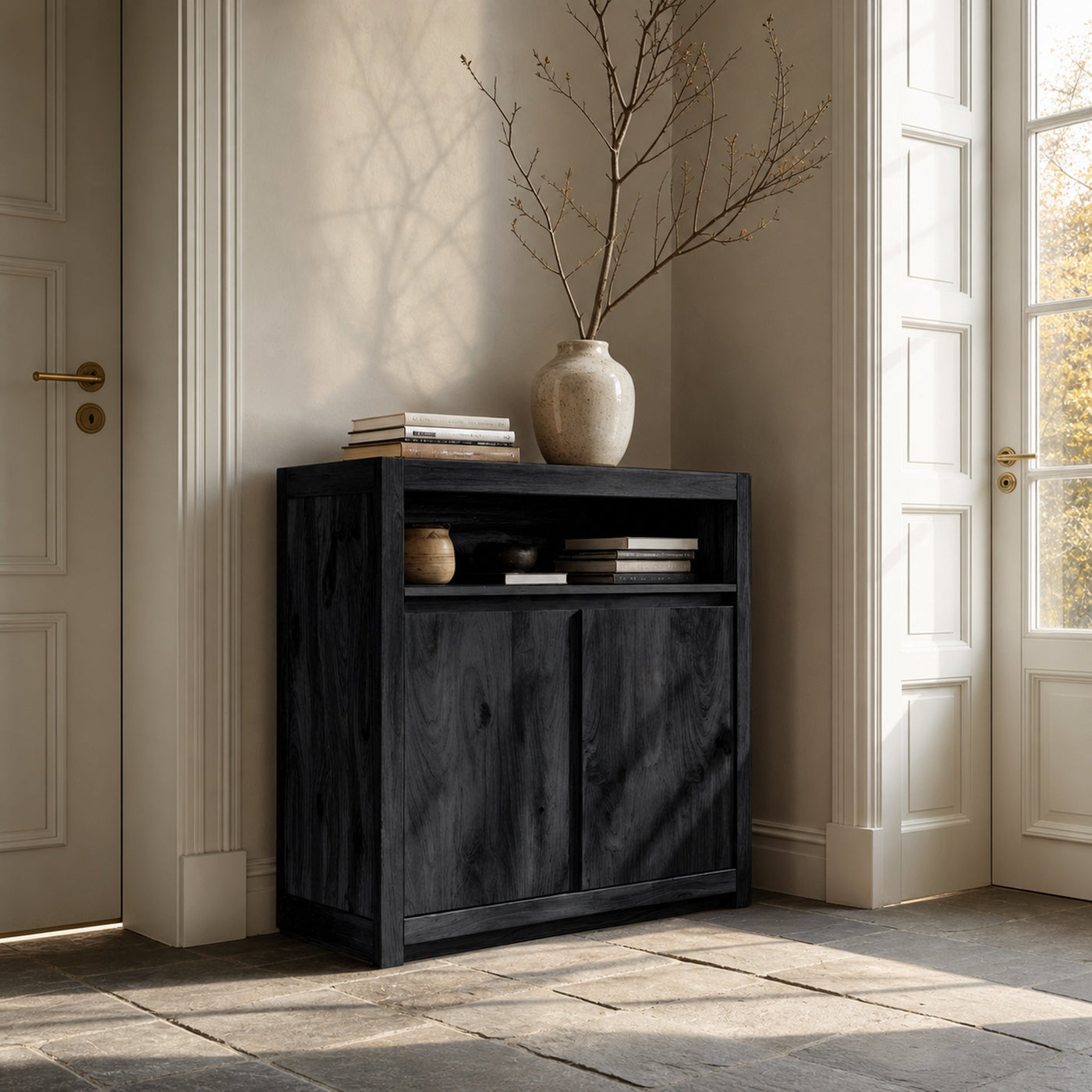 Handcrafted Storage Cabinet For Entryway - product view 7
