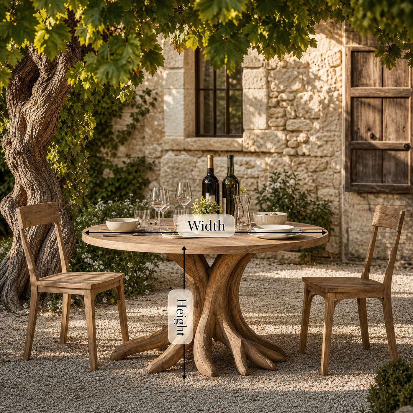 Handcrafted Wood Dining Table For Kitchen Interior - product view 7
