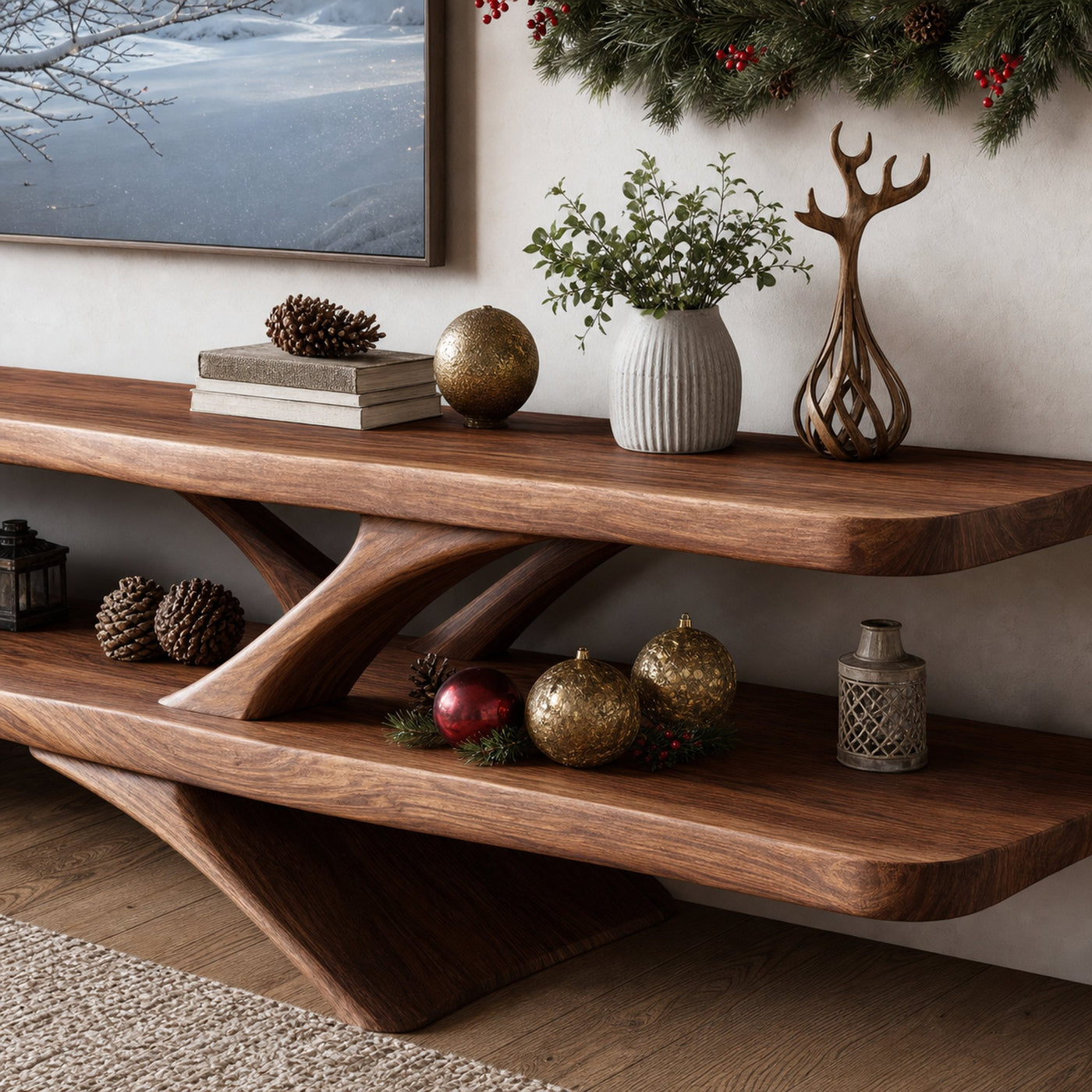 Furnishing the living room
