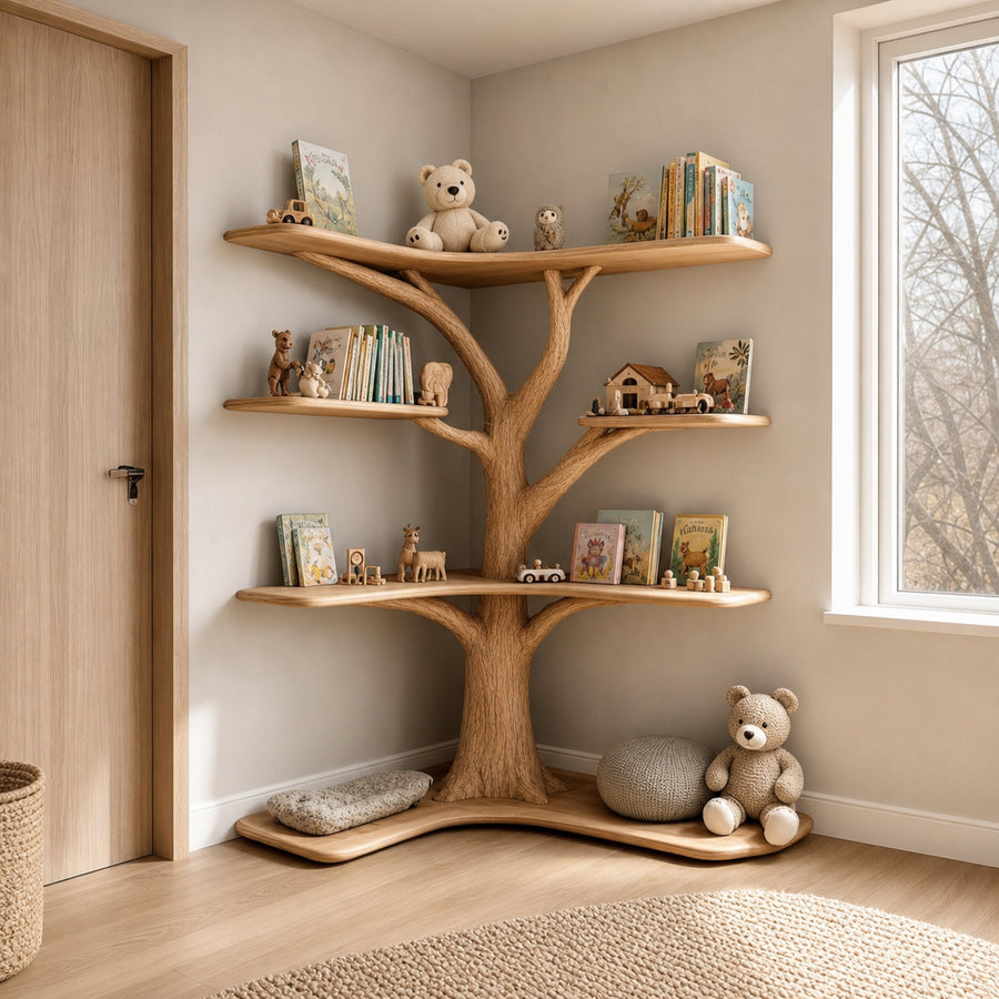 Kids Custom Tree Bookcase Decor Home Birthday Gift
