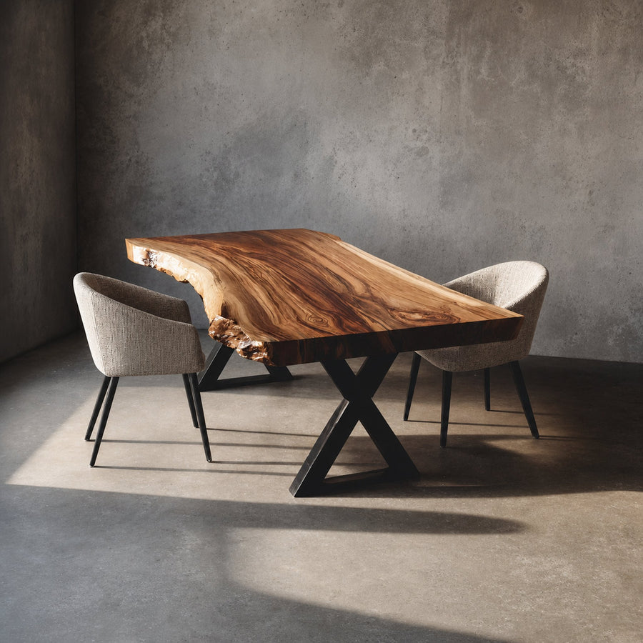 Kitchen Decor Modern Solid Wood Dining Table Minimal Legs