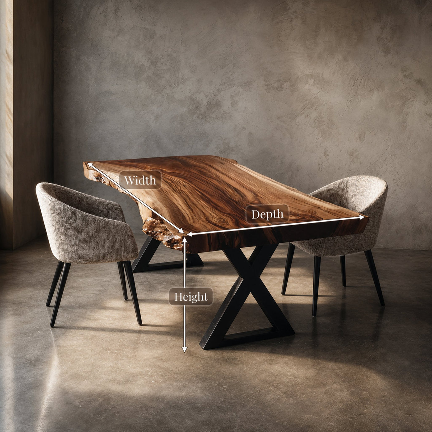 Kitchen Decor Modern Solid Wood Dining Table Minimal Legs - product view 8