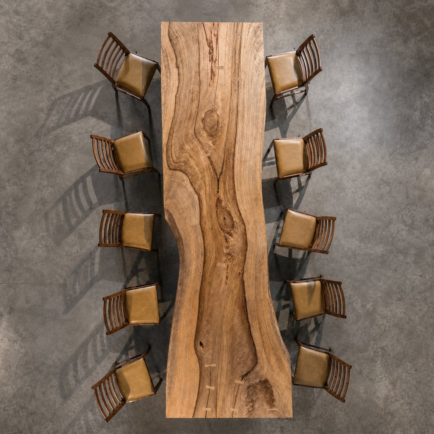 Live Edge Dining Table Kitchen Table Decor Home Gift - product view 3