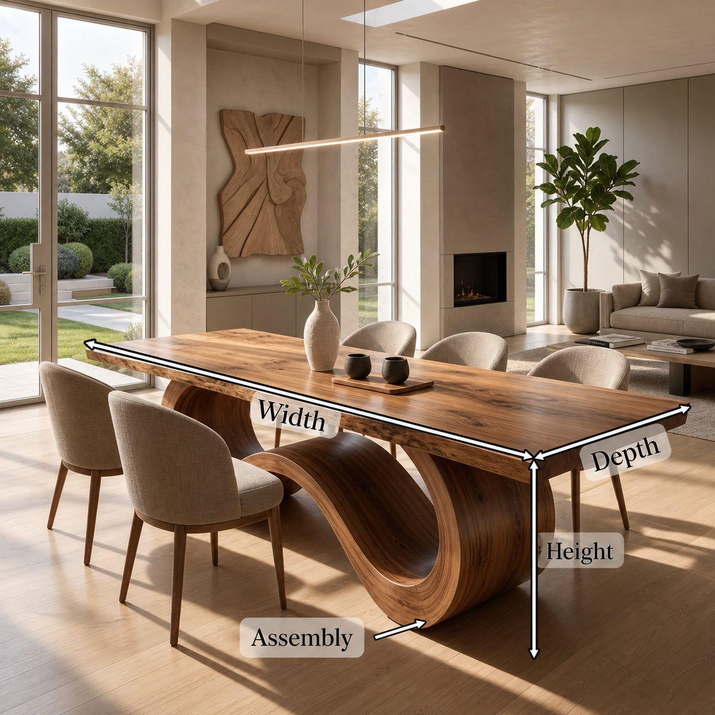 Luxury Dining Table For Contemporary Dining Room - product view 8