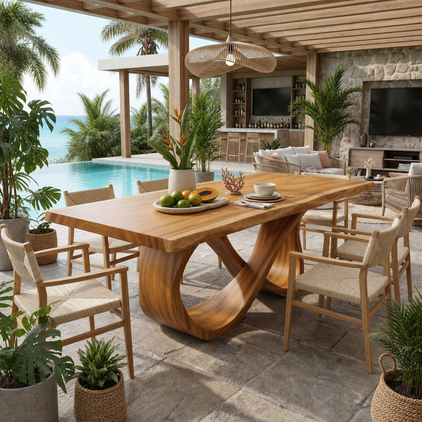 Luxury Dinner Table For Bright Dining Room - product view 6