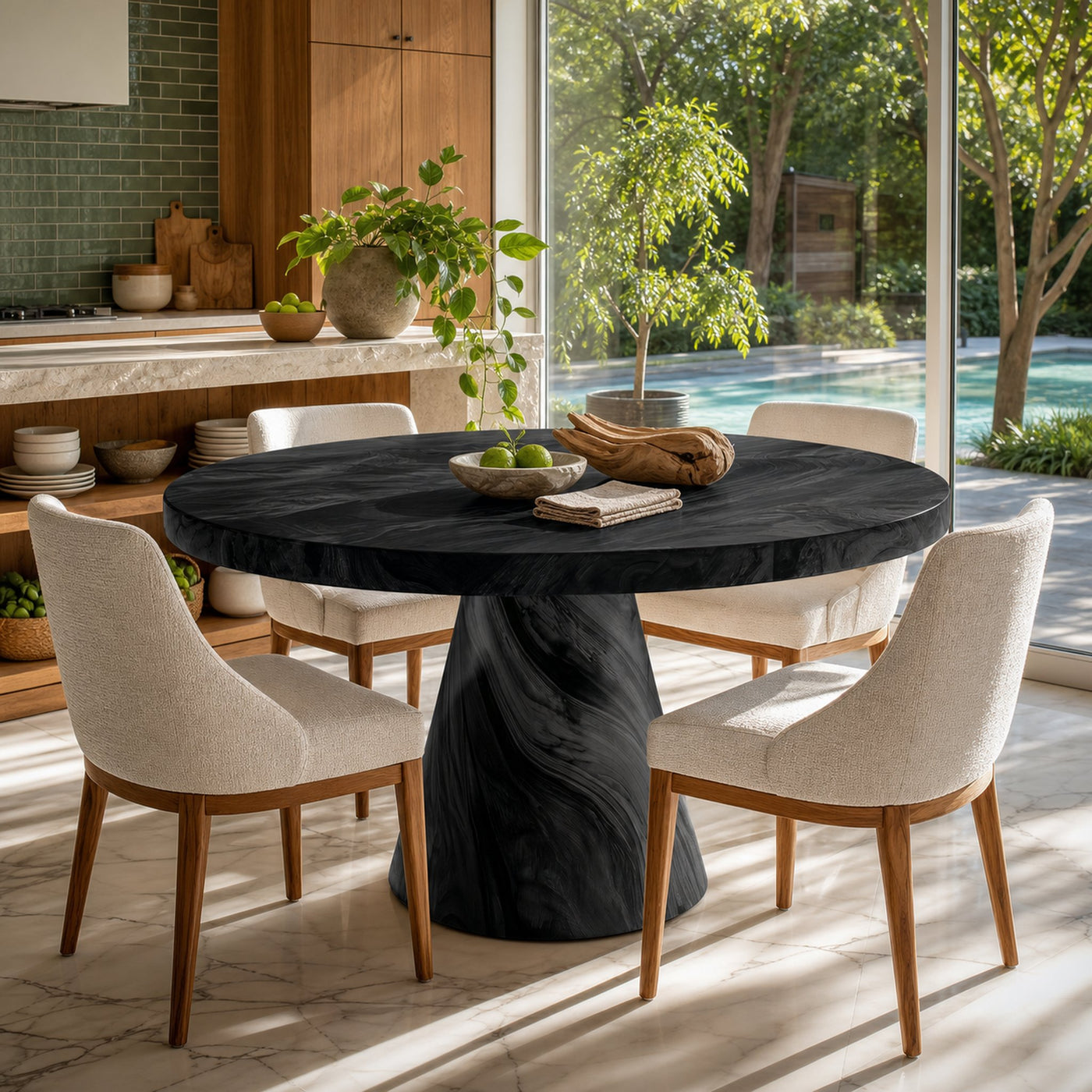 Luxury Round Center Table For Wine Dining Room - product view 4