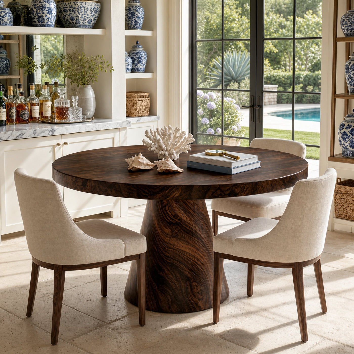Luxury Round Center Table For Wine Dining Room - product view 7