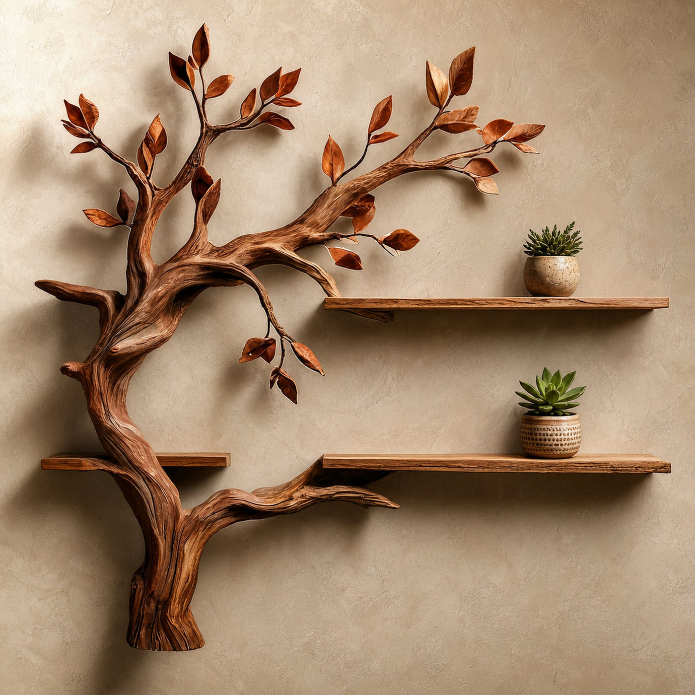 Mid Century Bookcase Tree Branch Shelf Mini Bookcase - product view 2