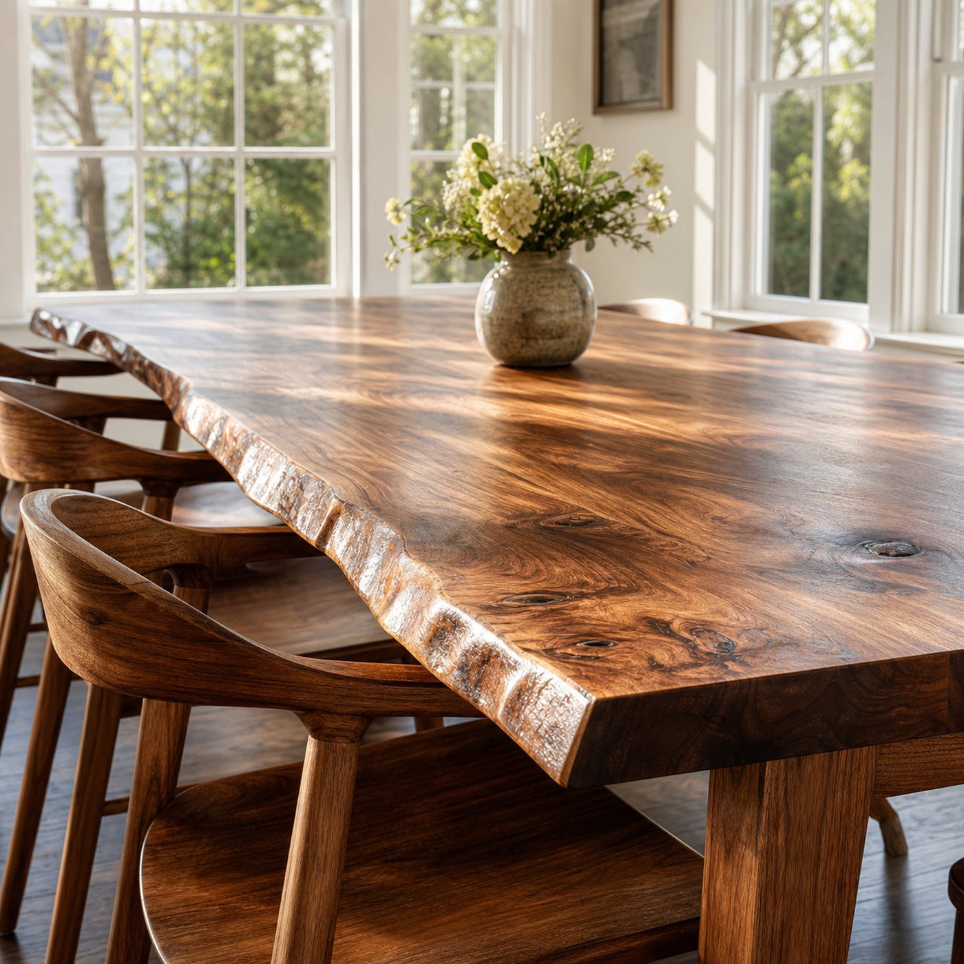 Mid Century Dining Table Dining Room - product view 3