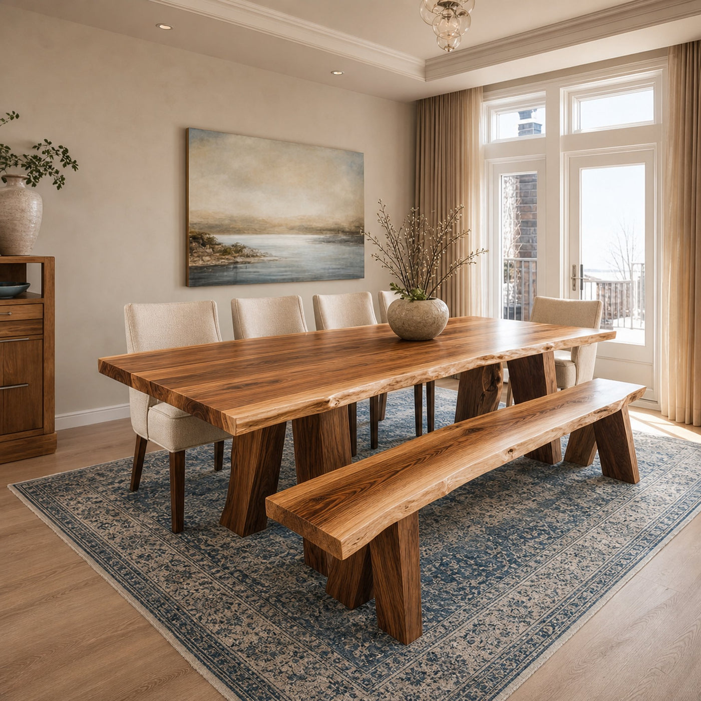 Mid Century Dining Table Modern Home - product view 2