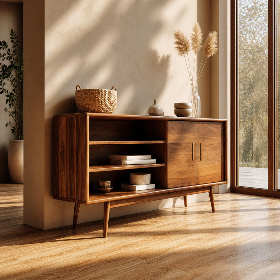 Mid Century Display Cabinet Living Room Or Bedroom