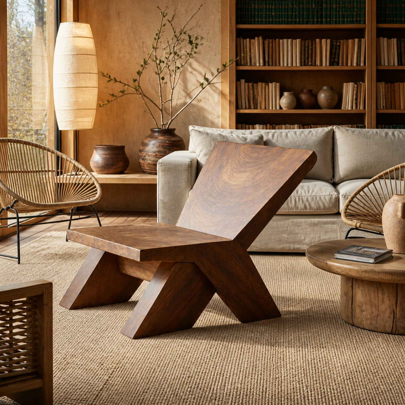 Mid Century Lounge Chair For Cozy Living Room - product view 2