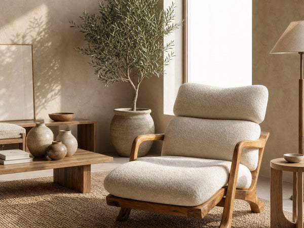 Mid Century Lounge Chair Unique Design For Living Room