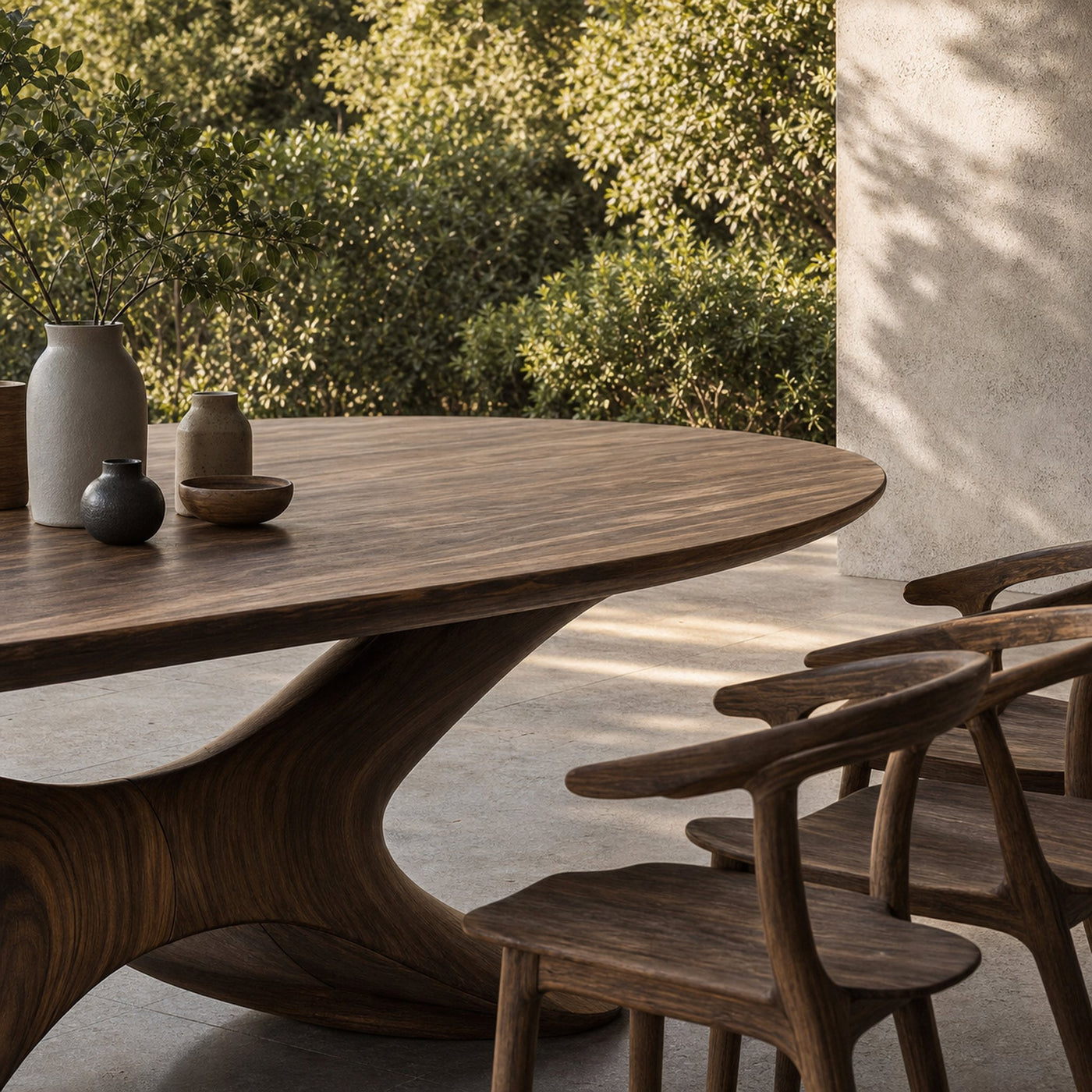 Mid Century Modern Dining Table For Kitchen Use - product view 4