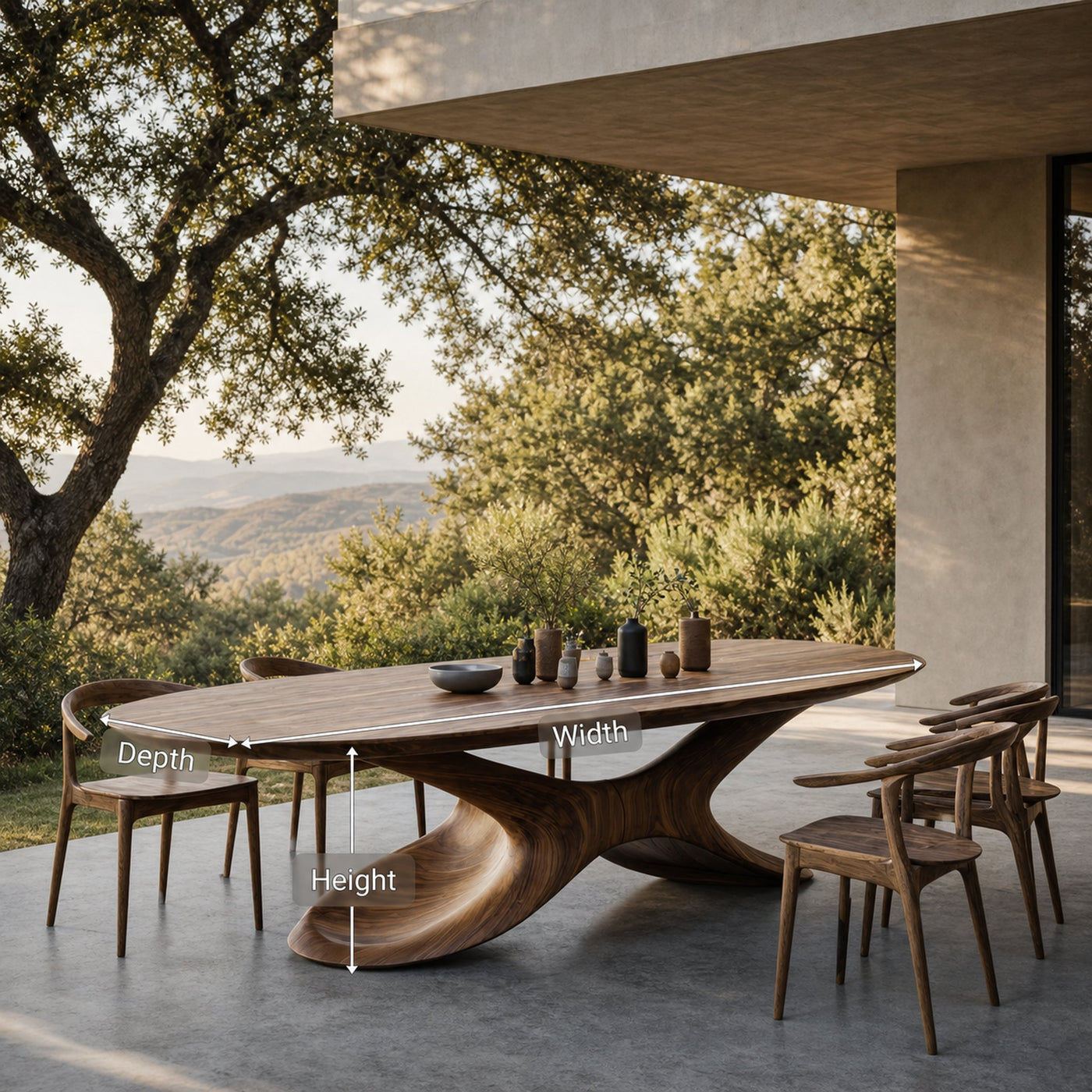Mid Century Modern Dining Table For Kitchen Use - product view 7