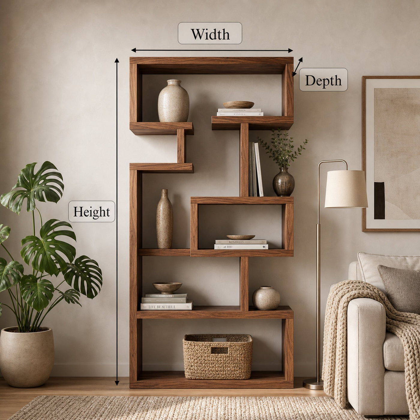 Mid Century Modern Display Cabinet For Living Room And Office - product view 7