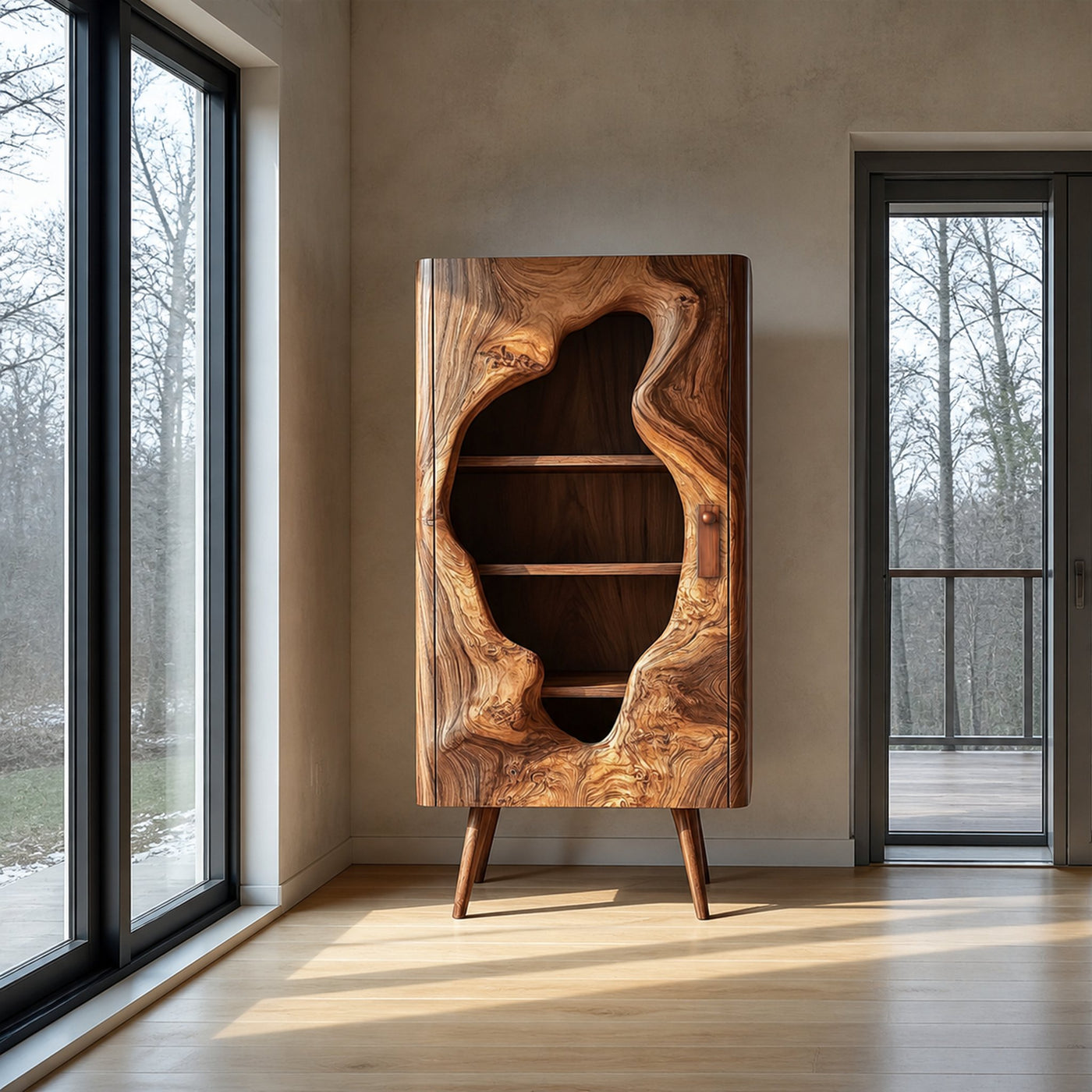 Mid Century Modern Standing Cabinet Living Room Or Studio