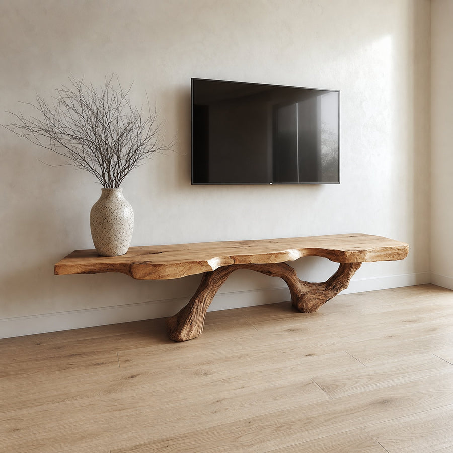 Mid Century Modern TV Stand Console Minimalist Home