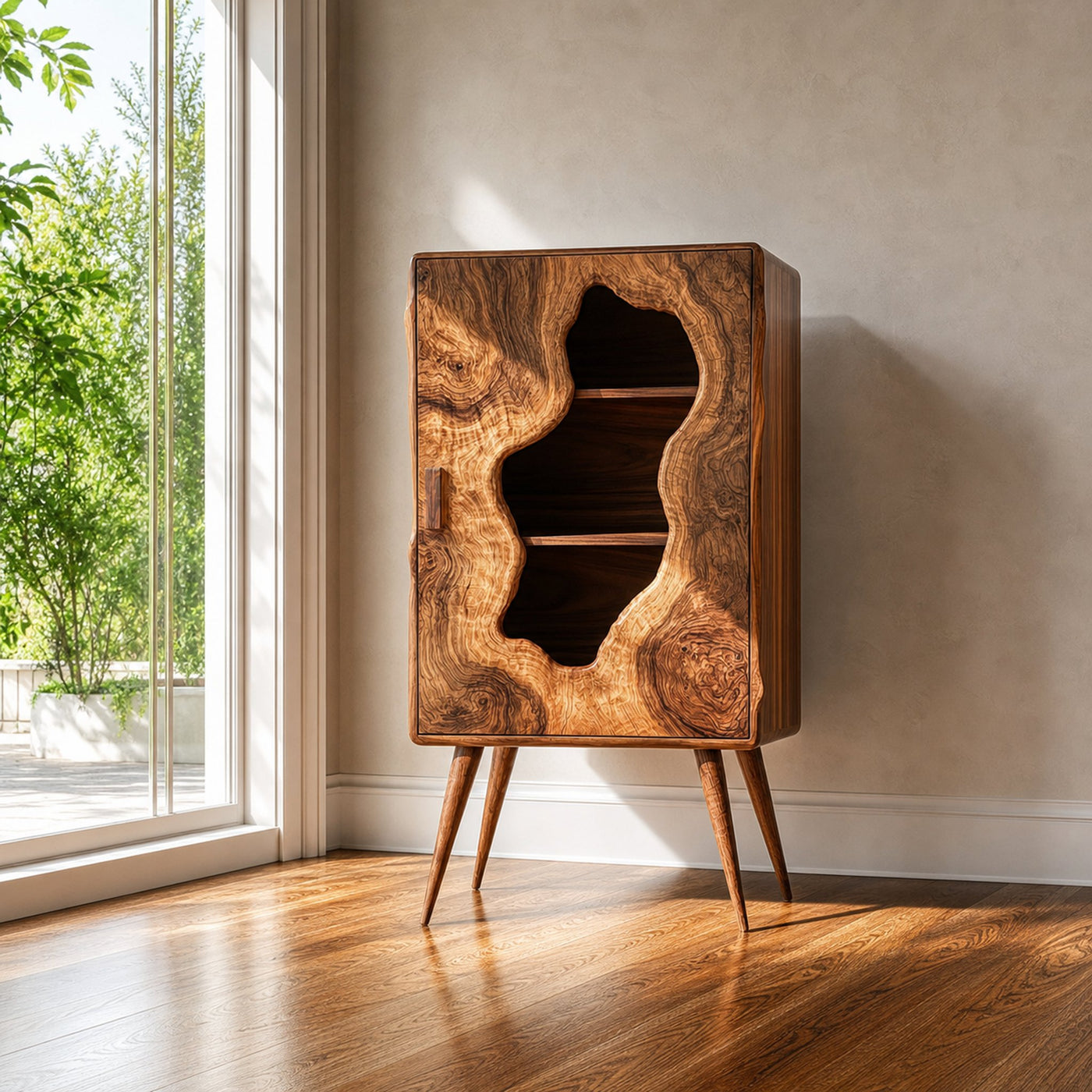 Mid Century Organic Modern Cabinet Living Room Or Bedroom