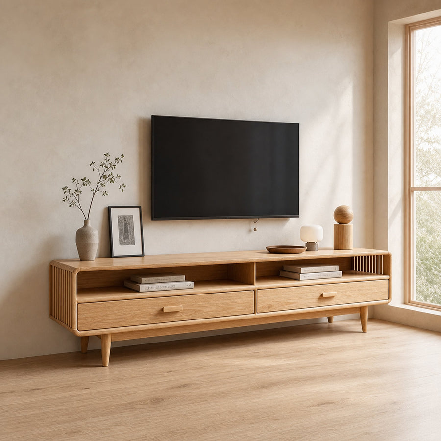 Mid Century TV Cabinet Modern Living Room Furniture