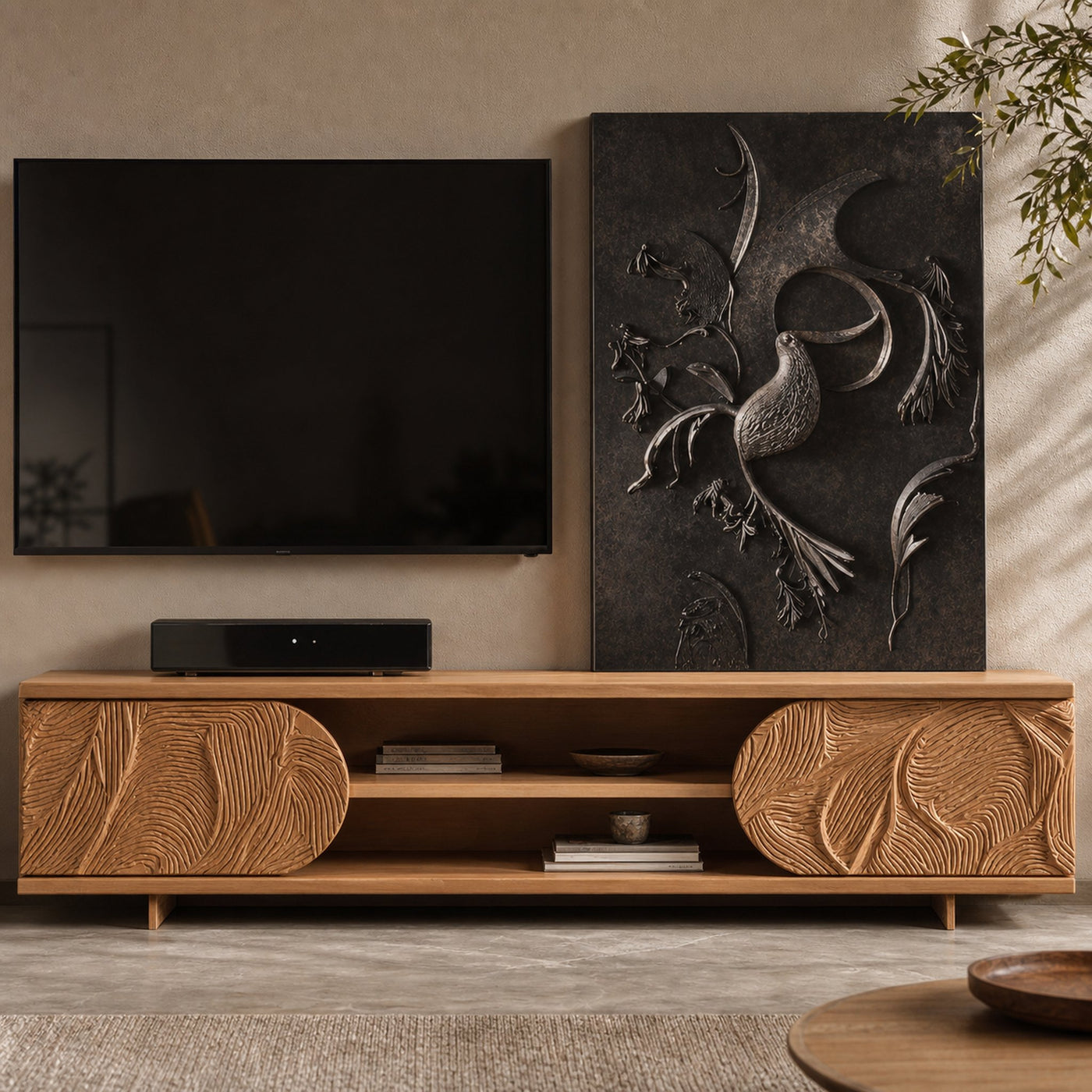 Furnishing the living room