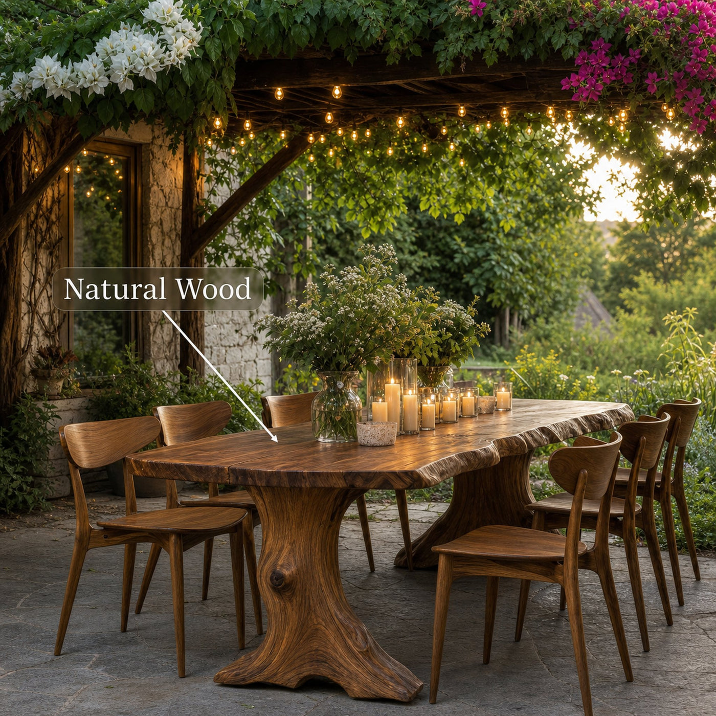 Mid Century Wood Kitchen Table For Everyday Meals - product view 5