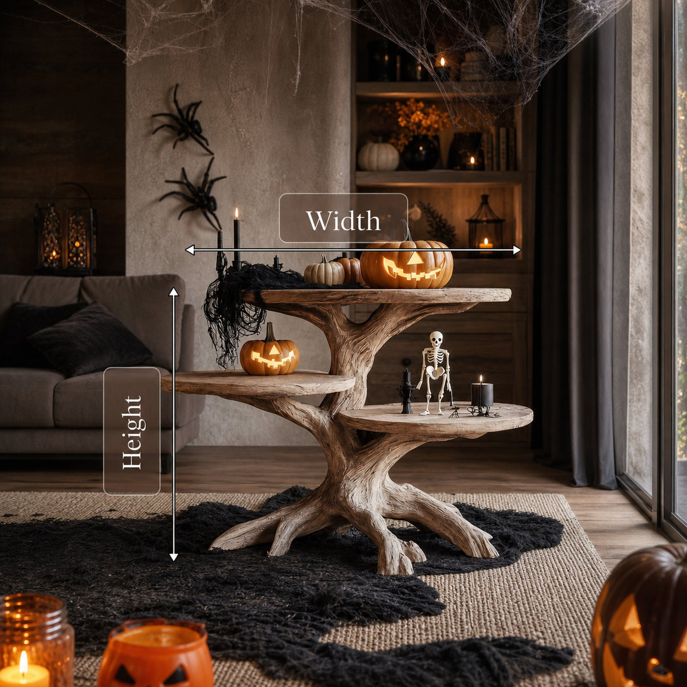Mid Century Wooden End Table For Furniture Decor Haunted Inspiration - product view 6