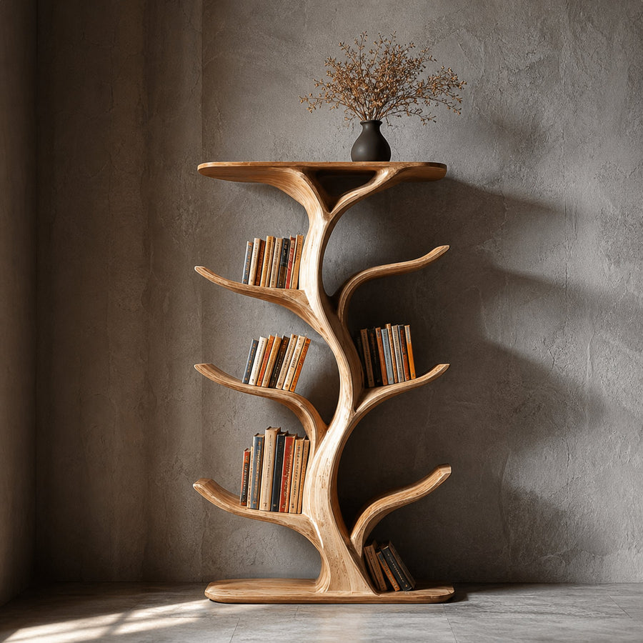 Midcentury Modern Tree Display Study Room
