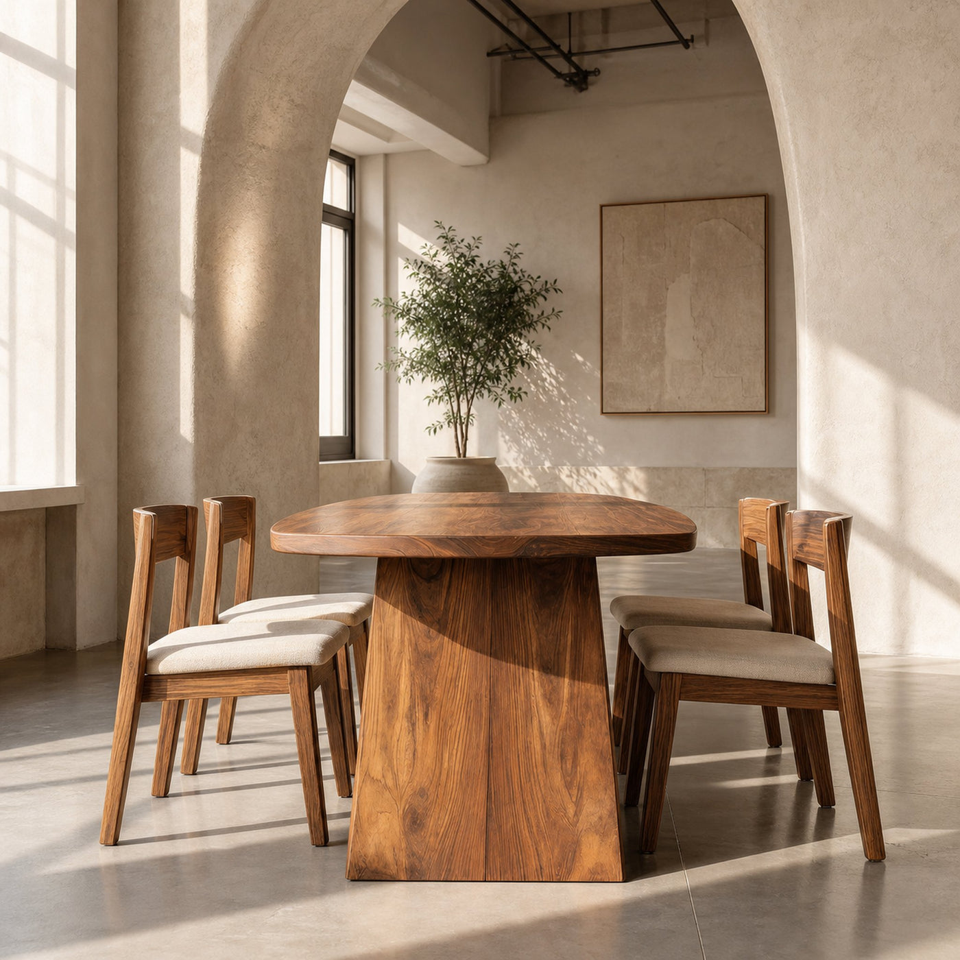 Minimal Architectural Dining Table For Dining Room - product view 2