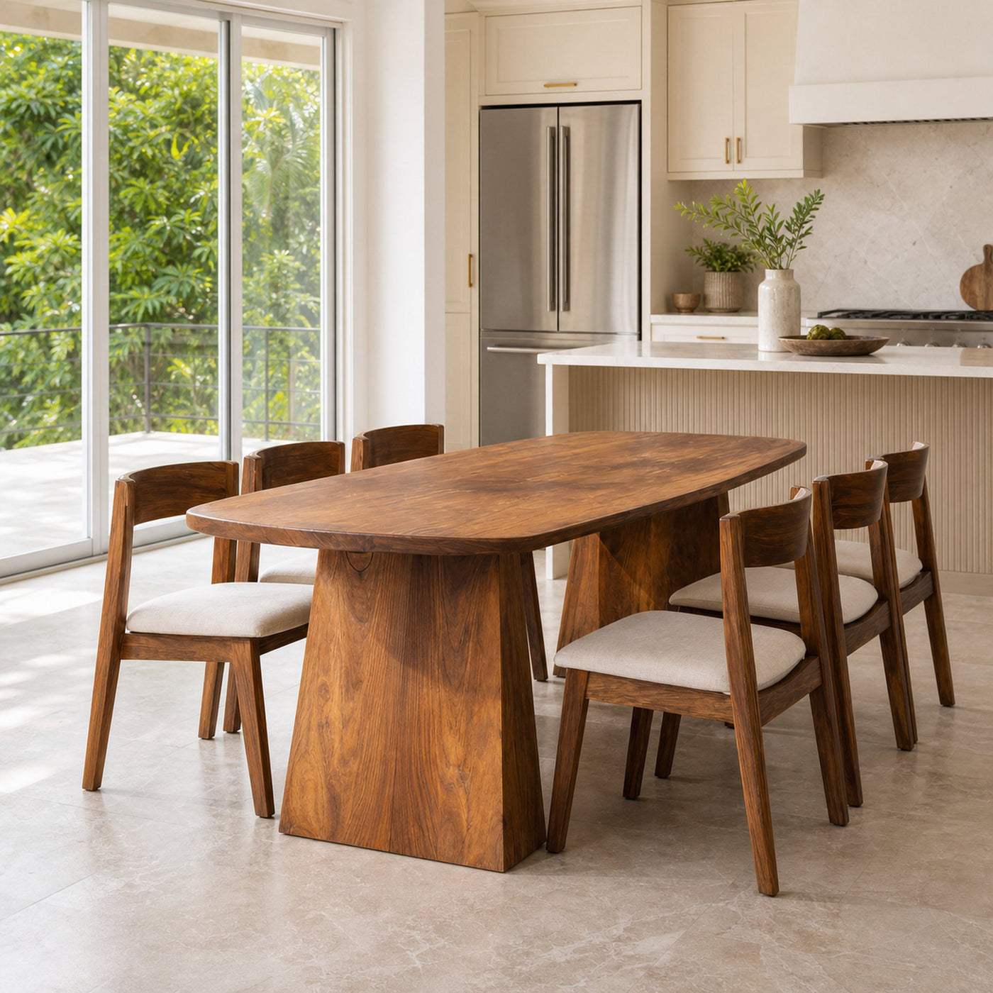 Minimal Architectural Dining Table For Dining Room - product view 3