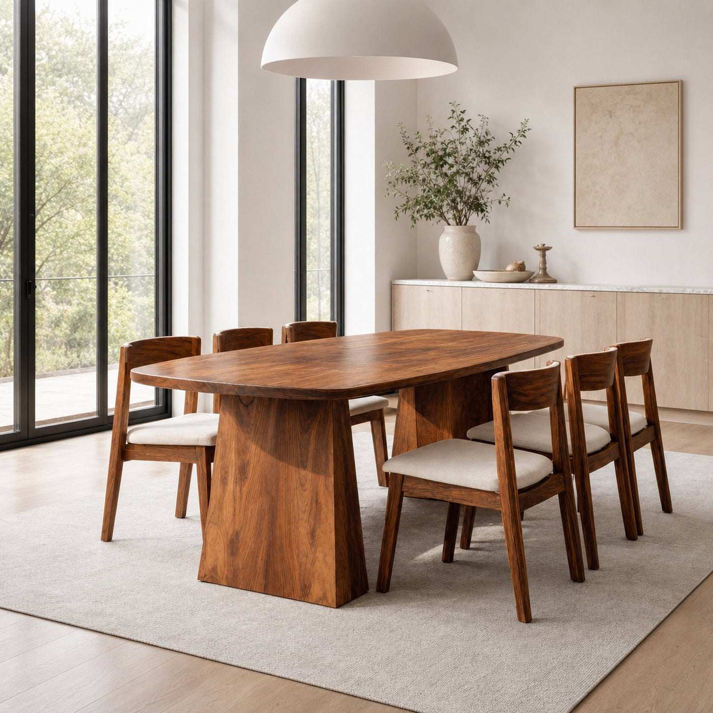 Minimal Architectural Dining Table For Dining Room - product view 4