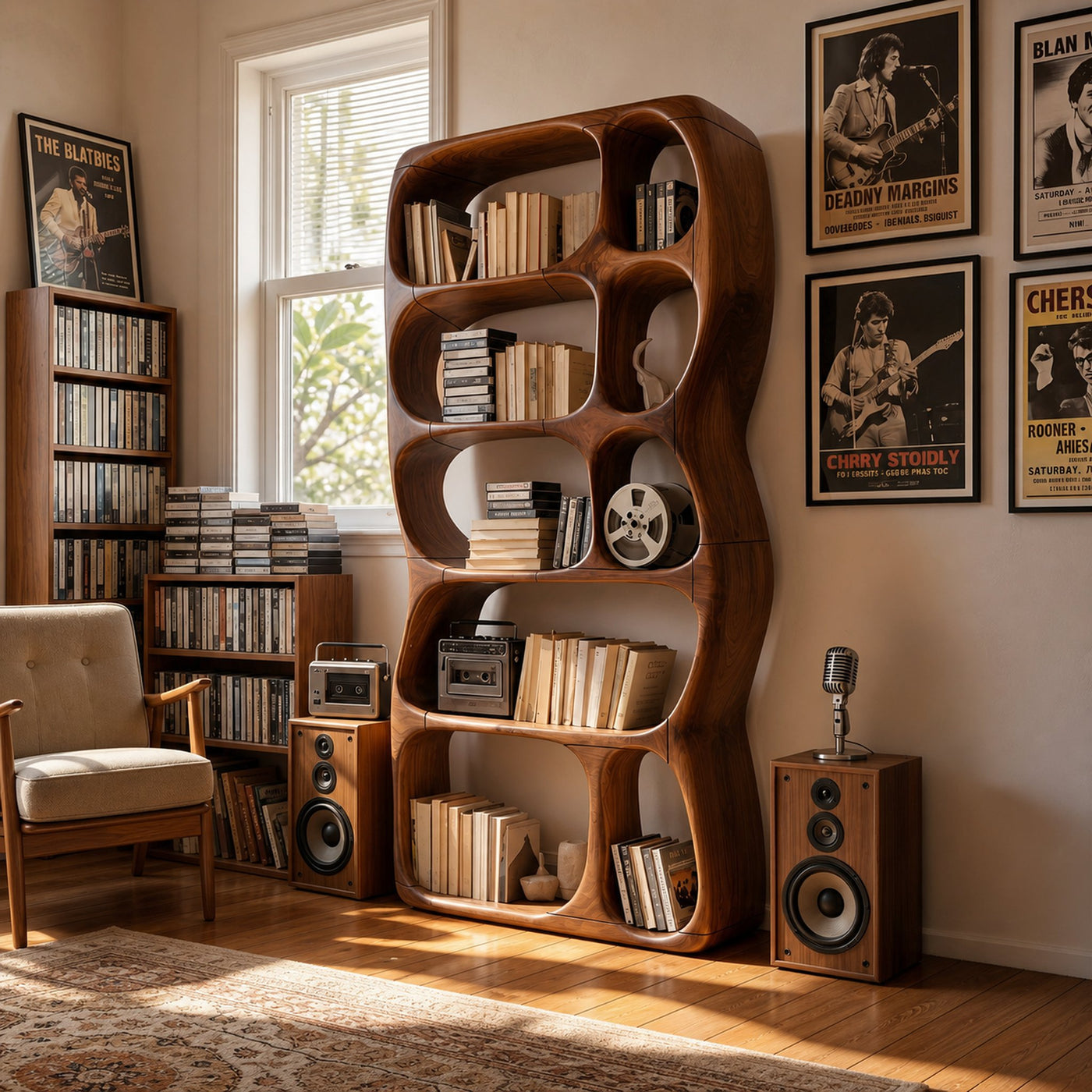 Minimalist Decorative Bookcase Storage Organizer For Bedroom Space - product view 6