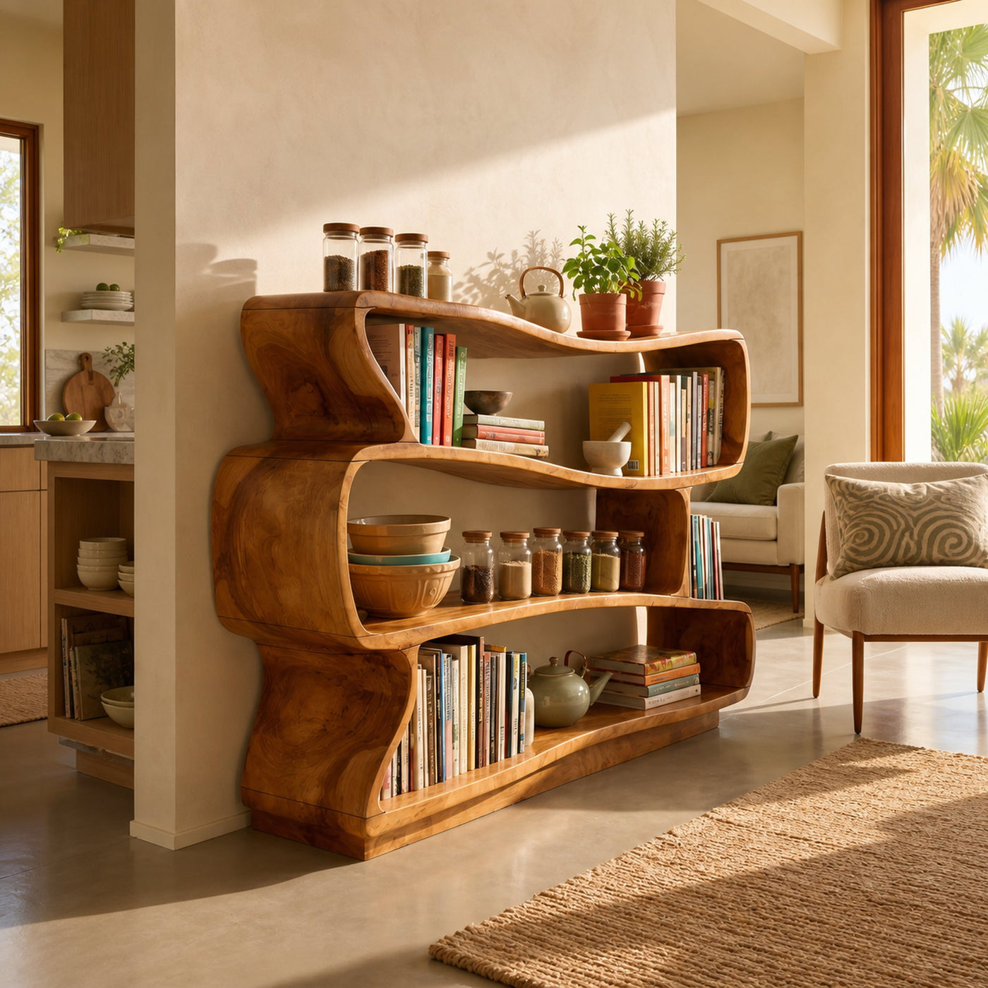 Minimalist Decorative Bookshelf Storage Organizer For Living Room - product view 6