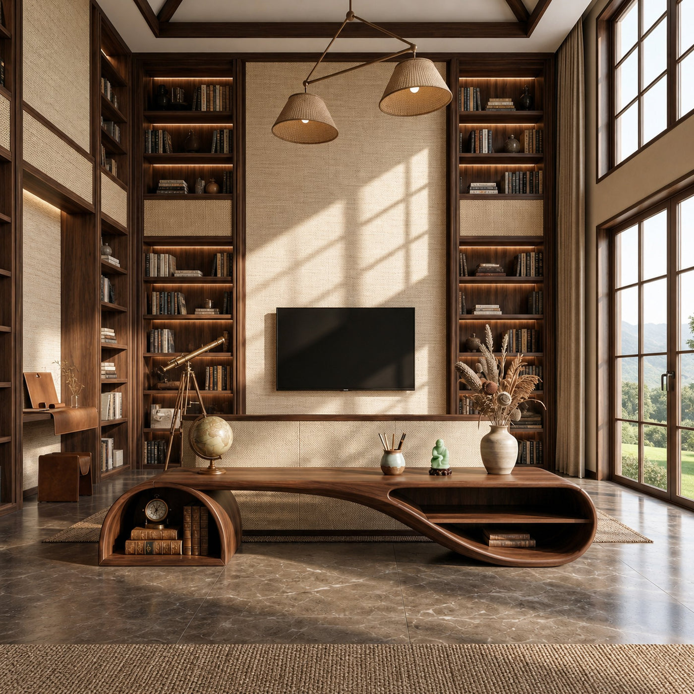 Minimalist Floating TV Stand For Apartment Living Space - product view 7