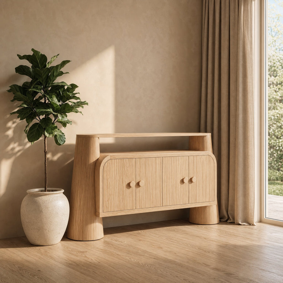 Minimalist Modern Storage Cabinet For Living Room And Bedroom Space