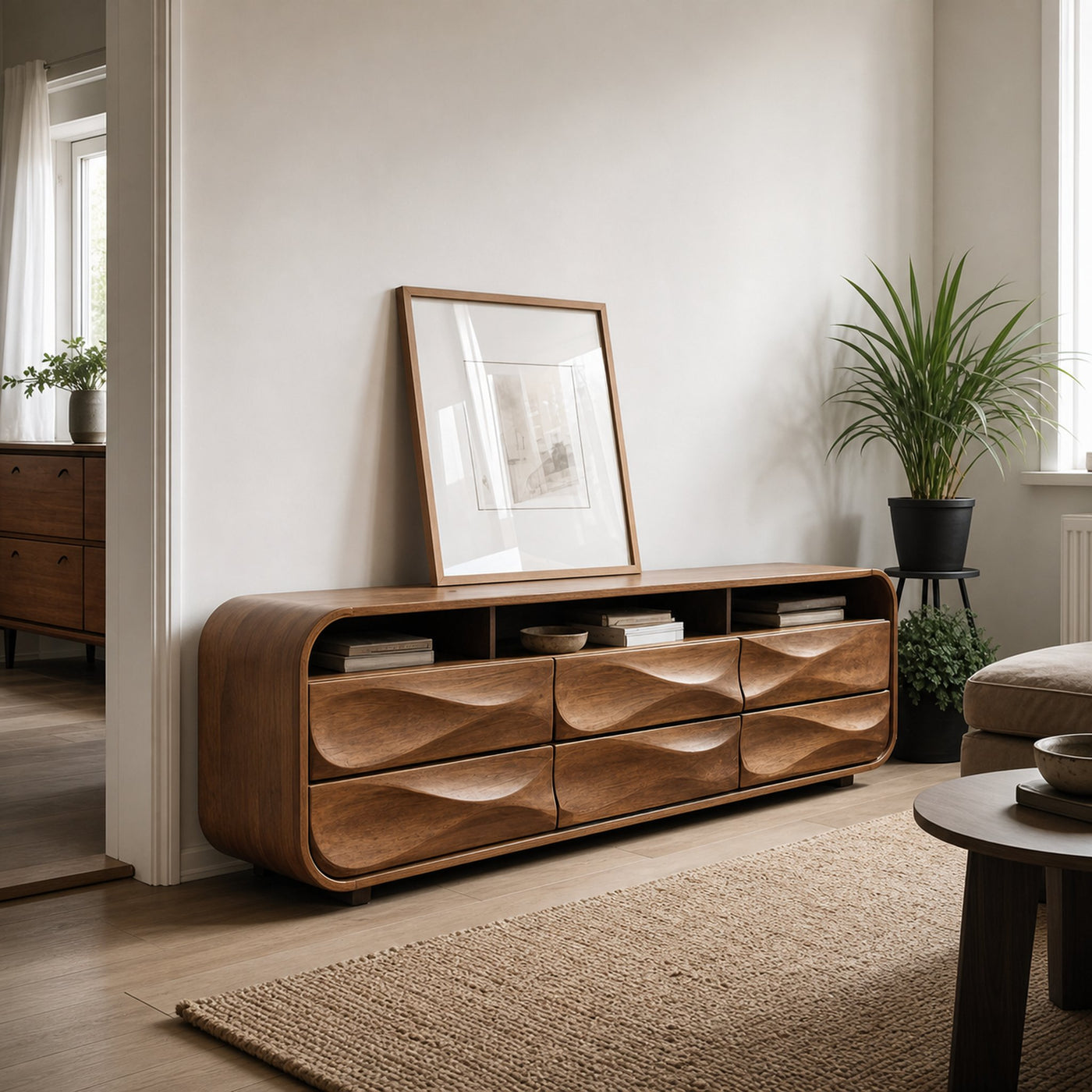 Minimalist Sideboard With Drawers And Storage For Living - product view 2