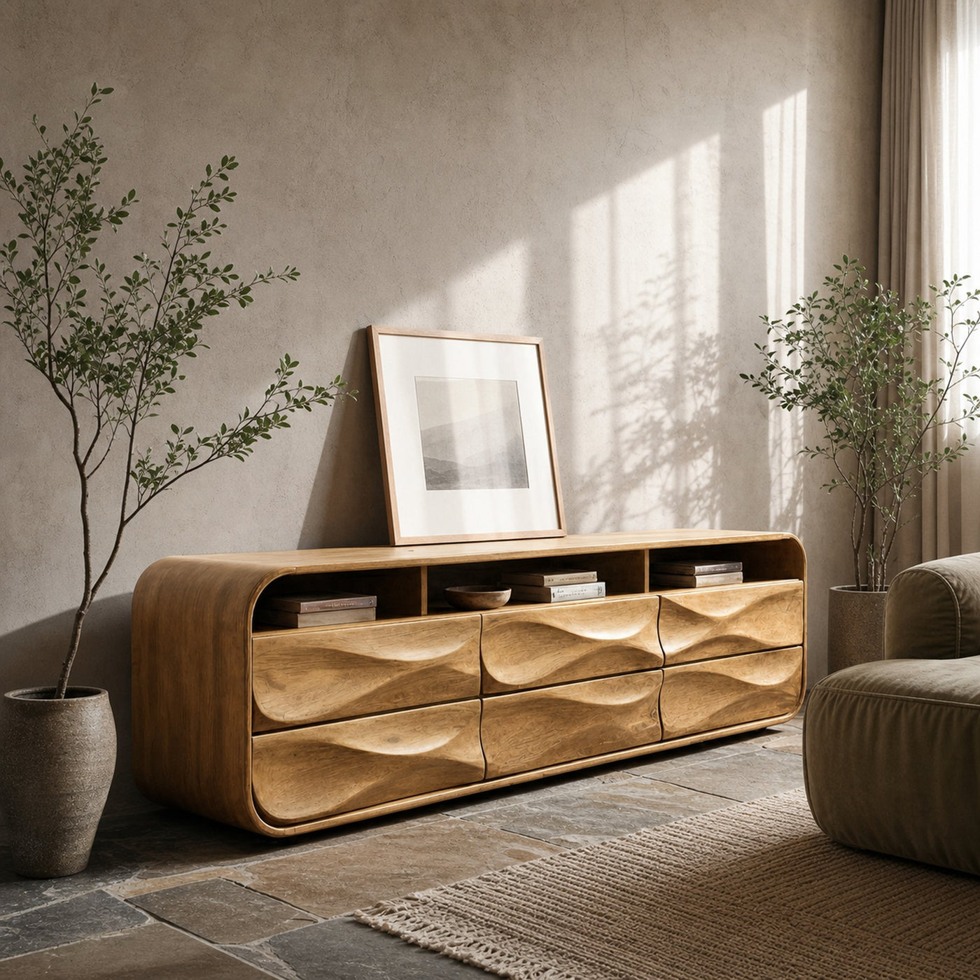 Minimalist Sideboard With Drawers And Storage For Living - product view 5